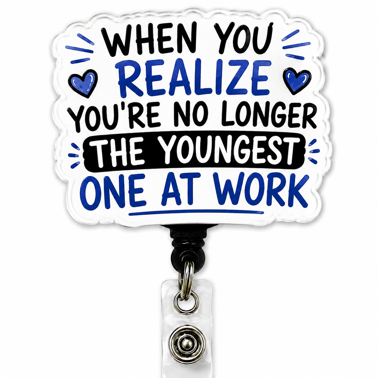 When You Realize You’re No Longer the Youngest One at Work Badge Reel